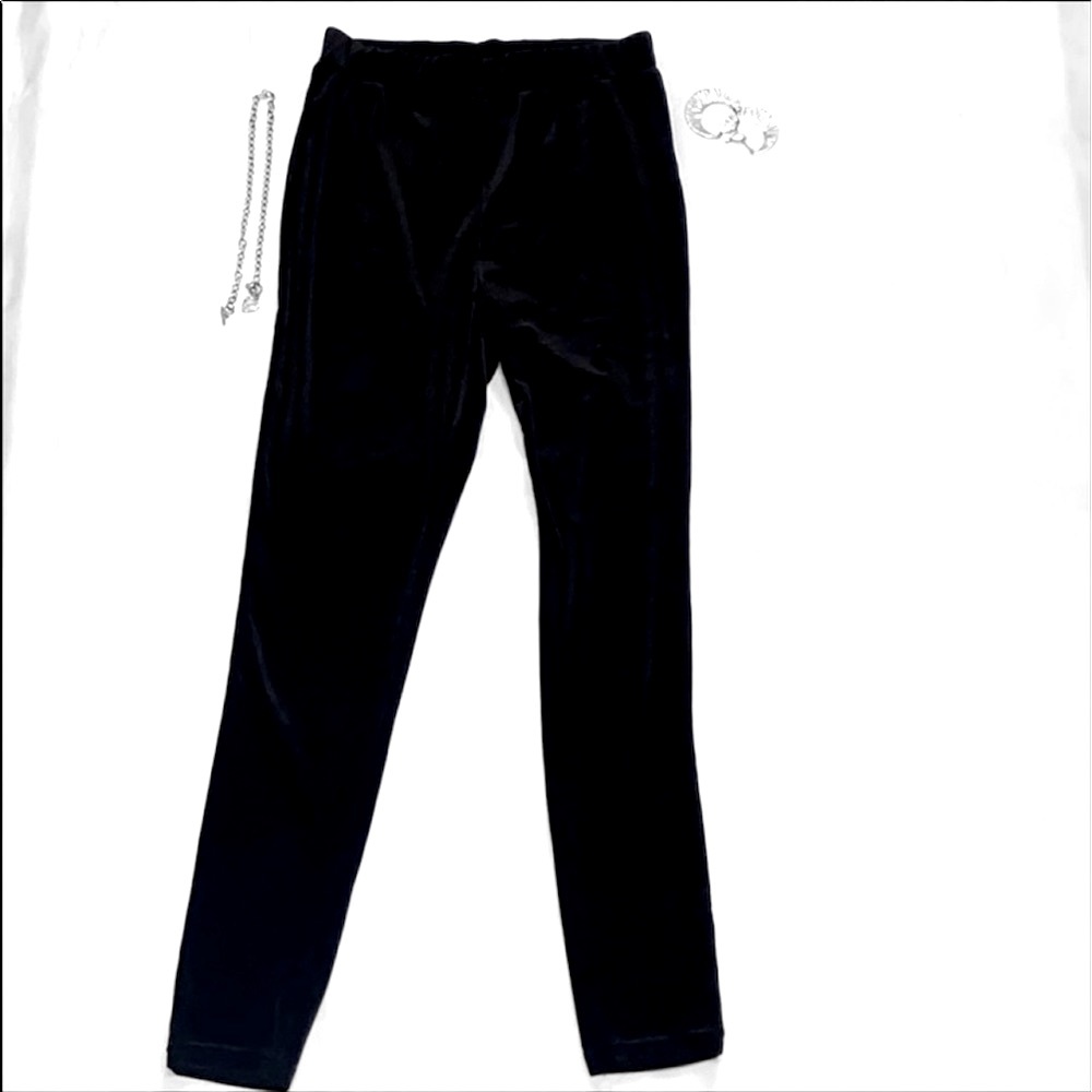 Black Velvet Leggings